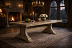 Chapel Whitewash Brown Table