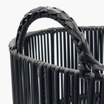 Pavillion Rhodes Outdoor Planter Set/2 Black