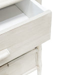 Burrow 3 Drawer detail of bamboo-inspired accents