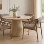 Sutton Dining Table styled in a dining room setting