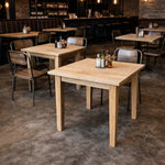 Espresso Square Table