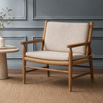 Drift Armchair styled in a living room setting