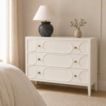 Halcyon Chest of Drawers styled in a bedroom setting