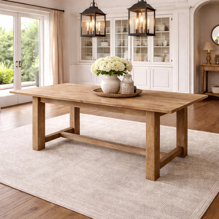 Farmhouse Recycled Elm Dining Table