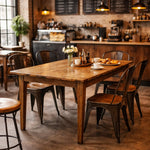 Honey Recycled Elm Dining Tables