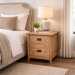 Tiffany 2 Drawer Bedside Table
