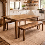 Parquetry Recycled Elm Table 180 220 270