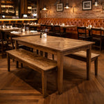 Parquetry Recycled Elm Table 180 220 270
