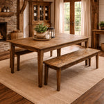 Parquetry Recycled Elm Table 180 220 270