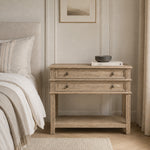 Maine Large Bedside styled in a bedroom setting
