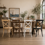Crossback Chair Natural/Black/White/Raw/Brown