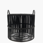 Pavillion Rhodes Outdoor Planter Set/2 Black
