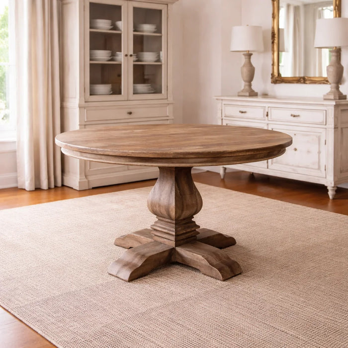 Round Mulhouse Recycled Elm Table