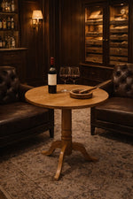 Round Oak Table