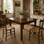 Square Oak Dining Table