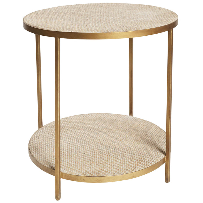 Manhattan Rattan Round Lamp Table