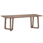 Haven Rectangular Dining Table in vintage mango wood, full view