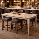 Whitewashed Hamptons Dining Table