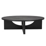 Soho Manhattan Coffee Table in black mango wood, full view