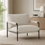 Soho Armchair styled in a living room setting
