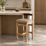Grove Counter Stool styled at a kitchen island