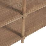 Hampshire Console Large detail of lower shelf