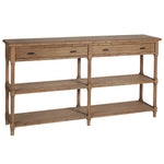 Hampshire Console Large in light walnut, full view