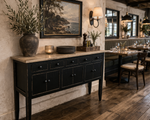Rudolph Hall Table Natural/Black/White