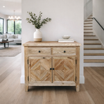 Queens 2 Drawer 2 Door Cabinet