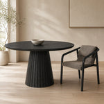 Flint Dining Chair styled at a dining table