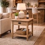 Tiffany 1-Drawer Lamp Table