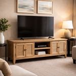 Oak Louvre Open Shelf ETUs