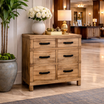 Recycled Elm 2 Door 2 Drawer Cabinet