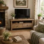 Parquetry Recycled Elm ETU open shelf