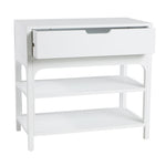 Arco Large Bedside Table in white, detail view