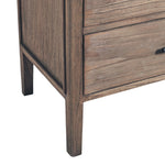 Hartford Bedside Table detail of antiqued bronze hardware