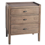 Hartford Bedside Table in white cedar, full view