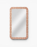 Adina Bone Inlay Mirror Peach/White