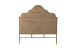 Amara Scalloped Bedhead Mud Grey