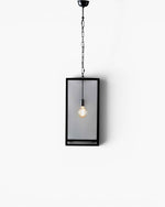 Archie Rose Ceiling Pendant Large Black