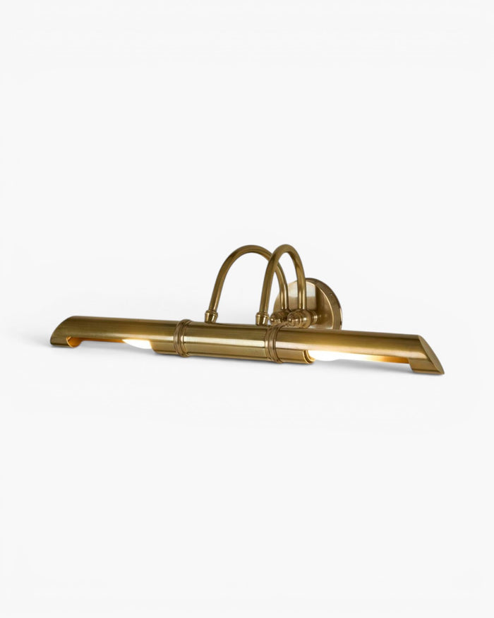 Bankers Wall Light Antique Brass