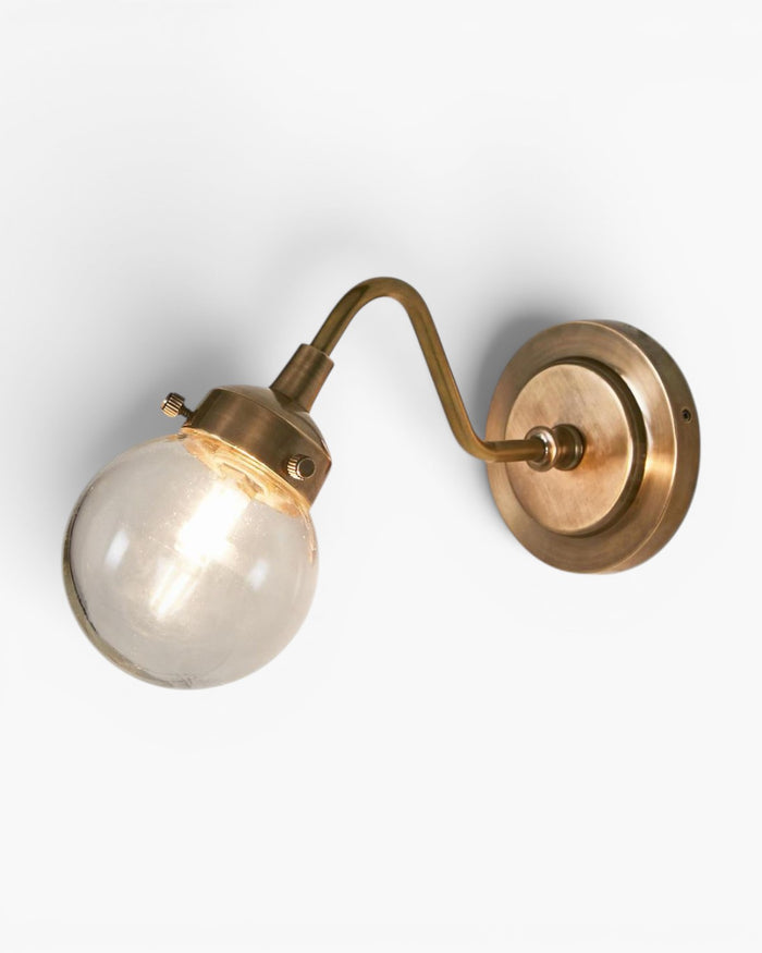 Beacon Outdoor Wall Light Antique Brass