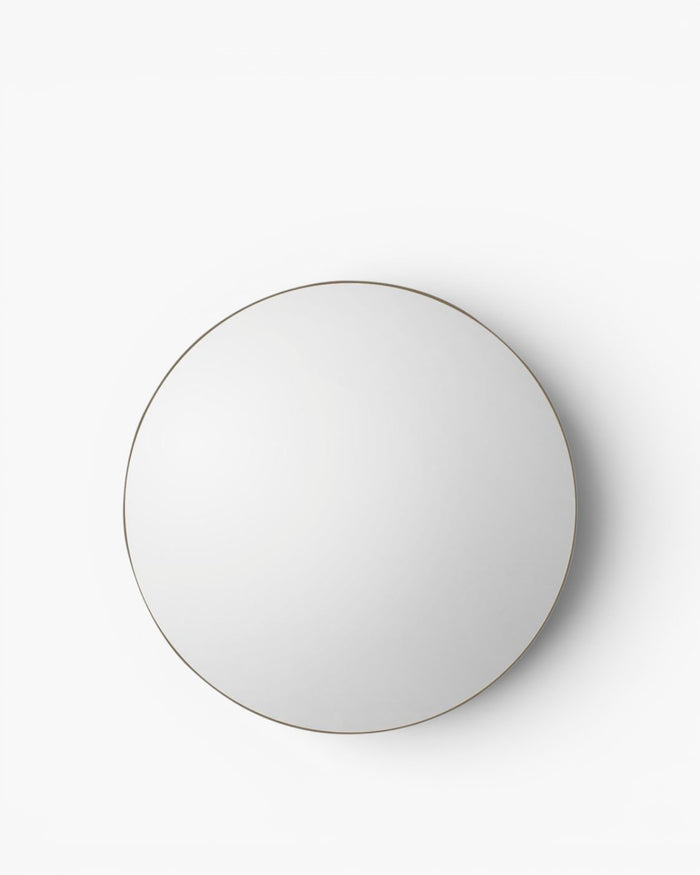 Bowie Round Mirror Champagne