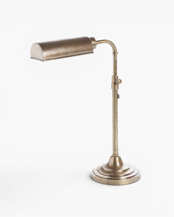 Brooklyn Desk Lamp Antique Brass