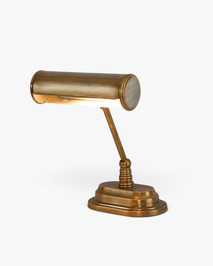Carlisle Banker's Desk Lamp Brass