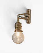 Carlton Outdoor Wall Light Antique Brass