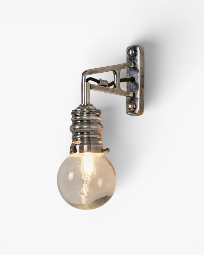 Carlton Outdoor Wall Light Silver