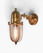 Chapel Outdoor Wall Light Antique Brass
