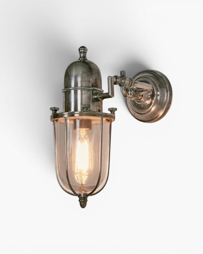 Chapel Outdoor Wall Light Silver
