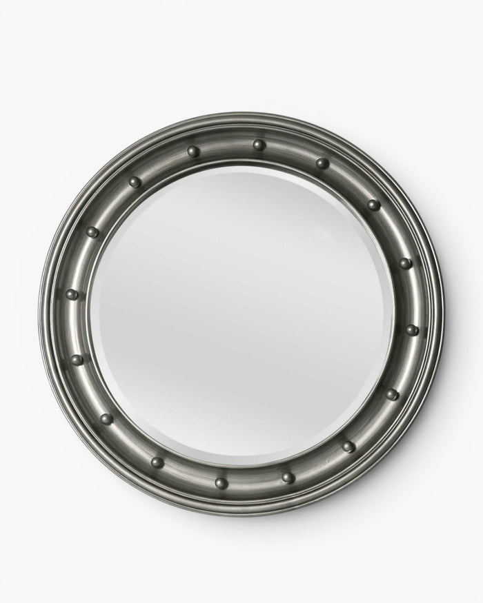 Clive Mirror Burnt Silver